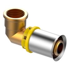 Joelho 90° rosca fêmea res 20mm x 3/4" TigreGás #37669182