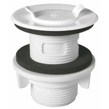 Válvula para tanque 1.1/4" com e sem ladrão PVC branco Tigre #26916941