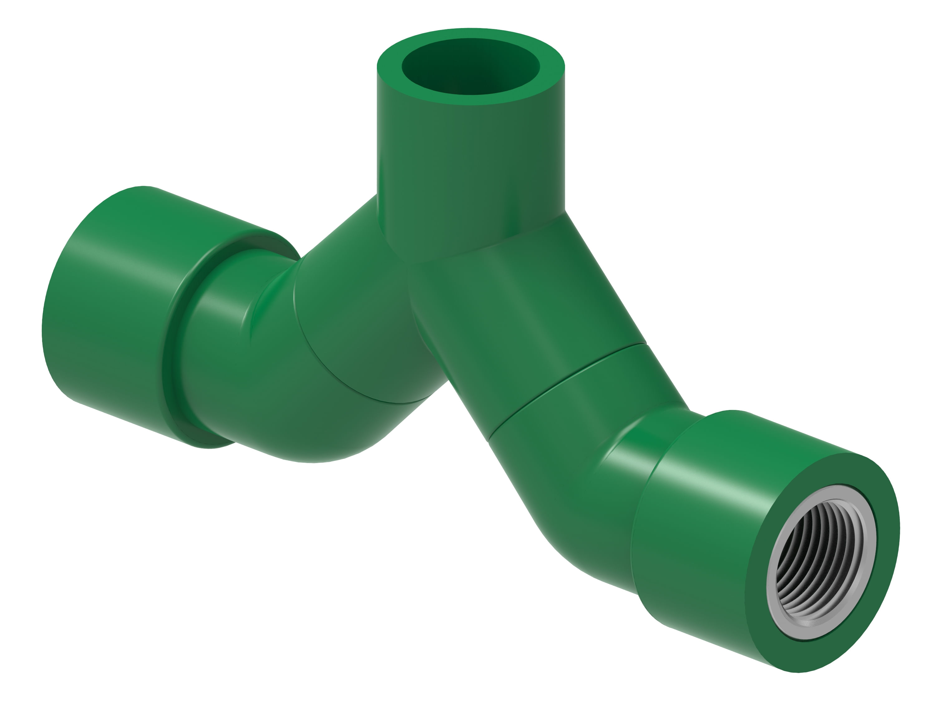 Encontraproduto.com.br - Tee Misturador Tigre PPR 25 MM X 3/4