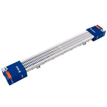 Conjunto grelha calha de piso para pedestre 10cm x 100cm branco Tigre #100002638