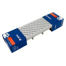 Conjunto grelha calha de piso para pedestre 13cm x 50cm cinza Tigre #100002636