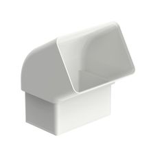 Joelho 60° retangular Aquapluv Style branco Tigre #32163122