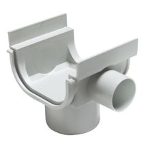 Bocal para calha de piso reforçada saída inferior e 2 laterais 130mm x 75mm e 75mm x 40mm x 40mm Tigre #32030831