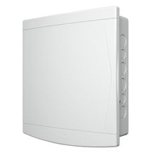 Quadro de distribuição de embutir 18/24 disjuntor com barramento porta branca Tigre #33048513