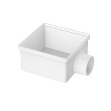 Corpo ralo quadrado 100mm x 53mm x 40mm branco Tigre #27289231