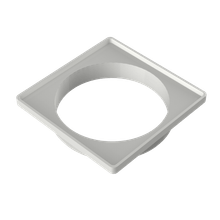 Porta grelha quadrada para grelha quadrada 100mm branoa Tigre #27611222