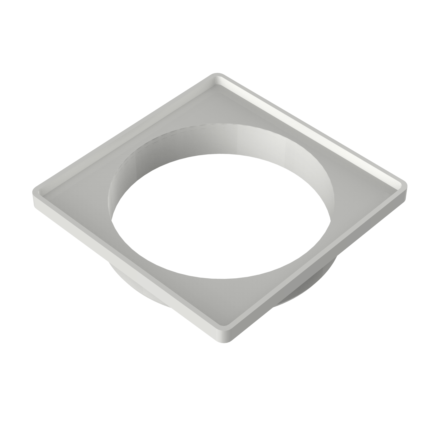 Porta grelha quadrada 150mm branco Tigre #27591183 - Ferreira