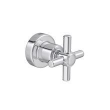 Acabamento para registro de gaveta até 1" e pressão 1/2" e 3/4" cromado Izy Deca #4900.C37.PQ