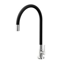 Torneira para cozinha de mesa Galiflex preta Docol