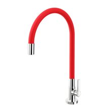 Torneira para cozinha de mesa Galiflex vermelha Docol