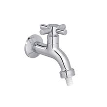 Torneira para jardim e tanque com adaptador de mangueira cromado Izy Deca #1153.C37