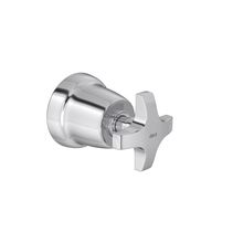 Acabamento para registro de gaveta até 1" e pressão 1/2" e 3/4" cromado Max Deca #4900.C34.PQ