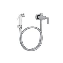 Ducha higiênica com reg+drv cromado gatilho branco Izy Plus Deca #1984.C24.ACT.BR