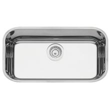 Cuba de embutir retangular 56x34x17cm inox 304 alto brilho com válvula 4.1/2" tramontina 94024/202