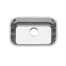 Cuba de embutir retangular 47x30x17cm inox 304 alto brilho sem válvula 3.1/2" tramontina 94022/206