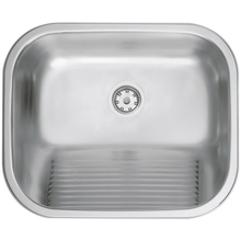 Tanque de sobrepor 50x40x23cm inox 304 acetinado com valvula 3.1/2" tramontina 94400/107