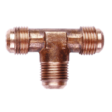 Tê para tubo de cobre 3/8 macho macho macho Jackwal #003074