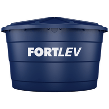 Caixa dágua 3.000L com tampa simples azul em polietileno Fortlev #2020005