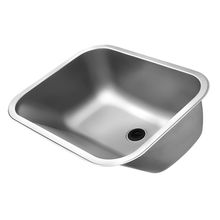 Tanque monobloco de sobrepor/embutir 55X45X23cm inox polido com valvula 3.5" Docol #1704604