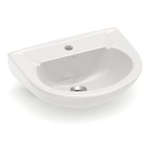 Lavatório para coluna 480X405 furo central sem ladrão Saveiro pergamon Celite #1020070590300