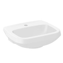 Lavatório para coluna 495X410 furo central sem ladrão branco Celite #1640010011300