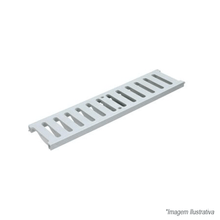 Grelha para calha de piso para veiculo 10T 13cm x 50cm cinza Tigre #32030599