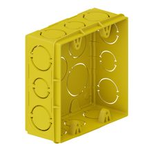 Caixa de luz quadrada 4x4 TigreFlex amarelo Tigre #33043619
