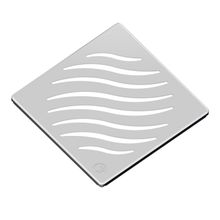 Grelha quadrada 100mm inox Tigre #27471349