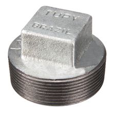 Bujão 1/2" preto NPT 150 lb Tupy #6902004
