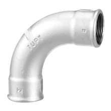 Curva fêmea 90° 3/4" galvanizado BSP Tupy #1223006