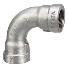 Curva fêmea 90° 3/4" galvanizado NPT 300 lb Tupy #6823006