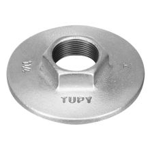 Flange com sextavado 1 1/2" galvanizado BSP Tupy #1299009