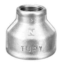 Luva de redução 1 1/2" x 1" preto BSP Tupy #1232041
