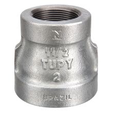 Luva de redução 2" x 1 1/4" galvanizado NPT 300 lb Tupy #6832046