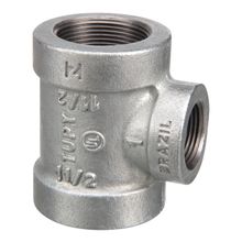 Tê de redução 1 1/4" x 1 1/4" x 3/4" galvanizado NPT 300 lb Tupy #6845036
