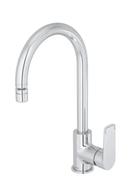 Misturador monocomando para cozinha leve One cromado de mesa Deca 2251.C