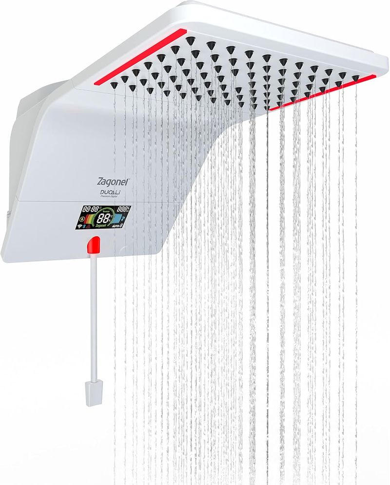 Ducha Eletronica Ducali Digital Hibrido 7500W 220V Zagonel DDPEL75220BR03
