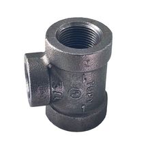 Tê 3/4" preto NPT 150 lb Tupy #6944006