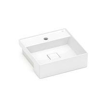 Cuba de semi encaixe 400x400 com mesa Terra T10 branco Roca #A32722P000