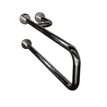 Barra de apoio lateral fixa esquerda 70cm inox polido Levevida #360